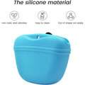 Portable Silicone Dog Treat Pouch With Clip & Magnetic Closure