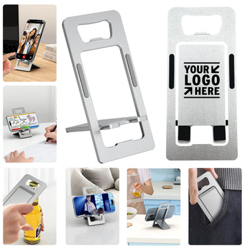 Aluminum Phone Stand With Bottle Opener