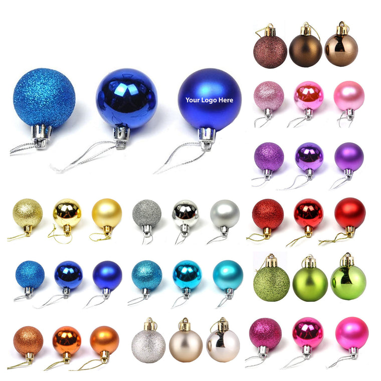 1.57 Inch Christmas Balls Ornaments