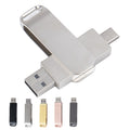 8GB Dual - Interface Rotatable USB Flash Drive