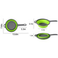 Kitchen Foldable Silicone Dish Strainer
