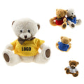 Colorful Bow Bear Plush Toy