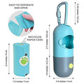 Dog Poop Bags Holder With Led Flashlight