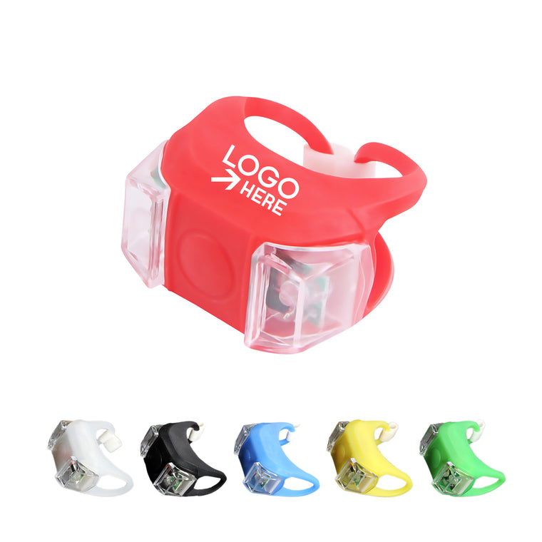 Bike Silicone Dual Flash Front & Rear Led Warning Lights