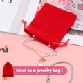Drawstring Velvet Gift Bag Jewelry Pouch
