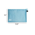 A4 Canvas Zipper File Pouch
