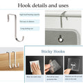 Wall-Mounted Storage Bag With Large Mesh Compartments
