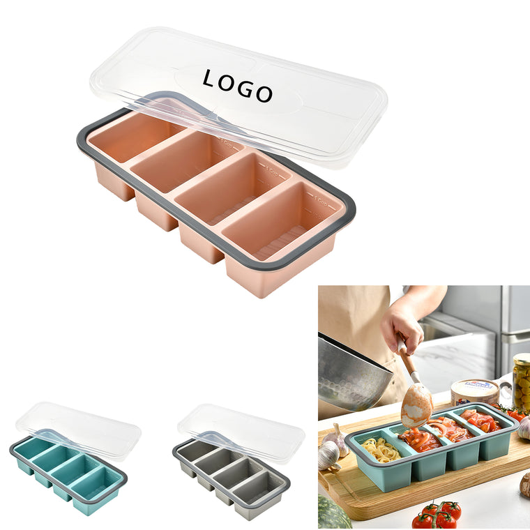 Silicone Soup Freezer Molds With Lids