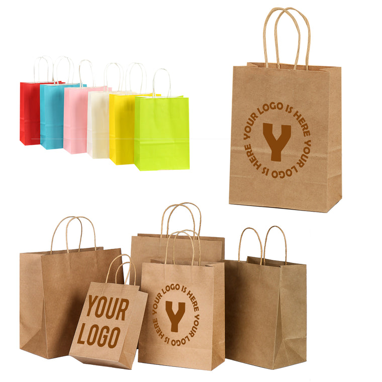 Eco-Friendly Simple Kraft Paper Bags