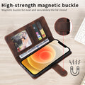 Pu Leather Flip Folio Wallet / Phone Case With Card Holder