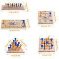 Custom Wooden Peg Game Set 5 Pack