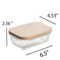 Clear Glass Bento Box