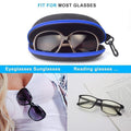 Sunglasses Protect Case With Hook Zipper Hard Shell Box