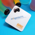 Square Bottle Opener Coaster