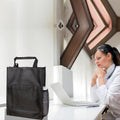 Zipper Hook And Loop Grocery Shopping Tote Shoulder Bag