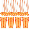 Colorful Shot Glasses On Beaded Necklaces For Parties 2 Oz