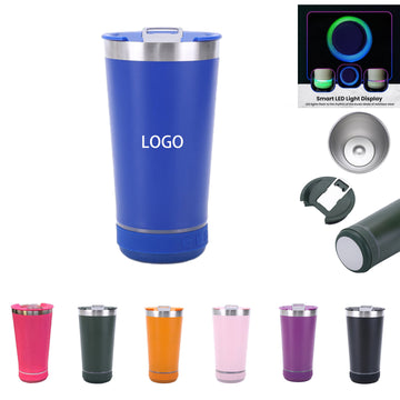16OZ Stainless Steel Bluetooth Audio Mug