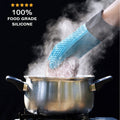Heat Resistant Silicone Grilling Gloves
