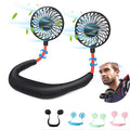 Portable Neck Fan 1200 mAh Rechargeable USB Hands-Free