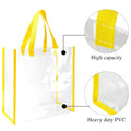 Pvc Clear Stadium Tote Bag