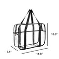 Clear Zippered Safety Tote Bag