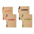 A6 Kraft Paper Notebook With Pen