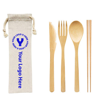 Eco Bamboo Cutlery Set
