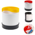 Pen Holder With 2 Compartments Storage Box