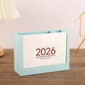 Desktop Business Calendar With Pen Holder And Storage Box