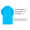 Reusable Raincoat With Drawstring Hood
