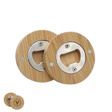 Round Bamboo Bottle Opener Corporate Gift