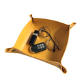 Folding Leather Tray Organizer