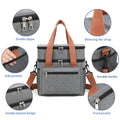 Outdoor Portable Double Layer Lunch Bag