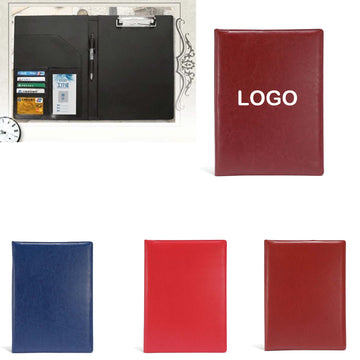 A4 Leather Clipboard Folder