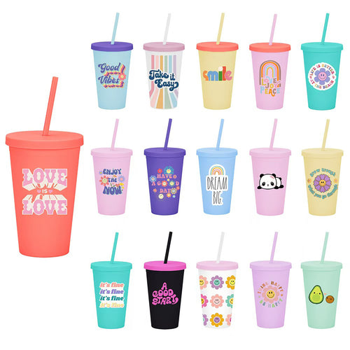 16Oz Double Wall Acrylic Tumbler