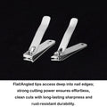 Stainless Steel Manicure Kit With White Box