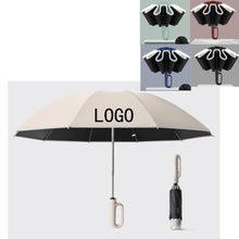 Reverse Folding Umbrella With Ring Buckle