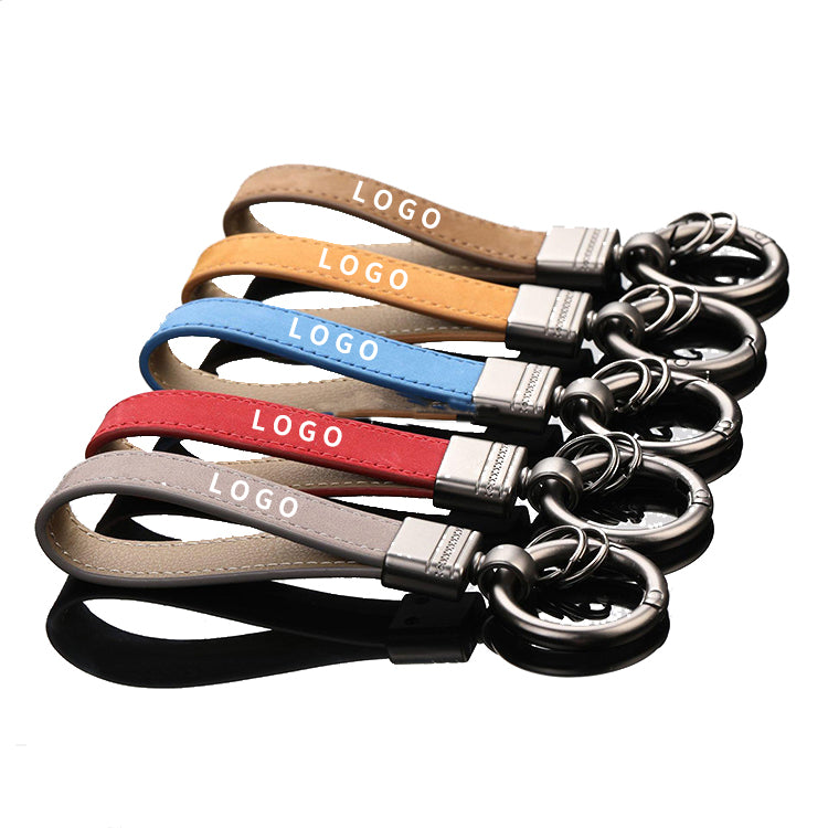 Leather Wristlet Keychain