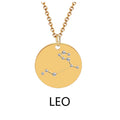 Gold Twelve Constellation Necklace