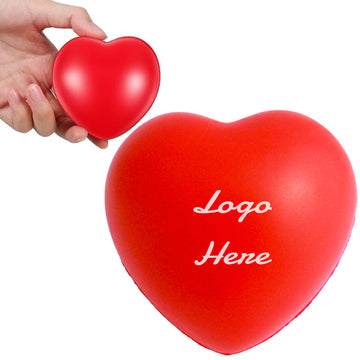 Custom Logo Heart Stress Ball