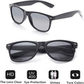 Premium Retro UV400 Mirror Lens Sunglasses