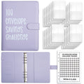100 Envelope Challenge Savings A5 Loose-Leaf Notebook