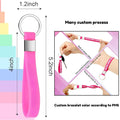 Pms Custom Silicone Bracelet Wristband Keychain