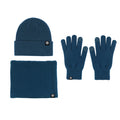 Knitted Hat, Scarf And Gloves Three-Piece Set