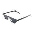 Narrow Pixel Multi-Color Sunglasses
