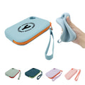 Rectangle Silicone Coin Wallet With Zipper