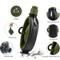 Foldable Portable Camping Sports Flask With Carabiner