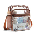 Clear PVC Crossbody Stadium Bag