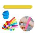 Rainbow Silicone Slap Bracelets