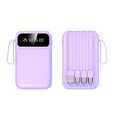 10000mAh Portable Charger with Built in Cable